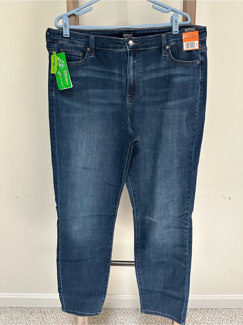 Buffalo David Bitton Medium Blue Stretch Skinny Jeans - Picture 3 of 9